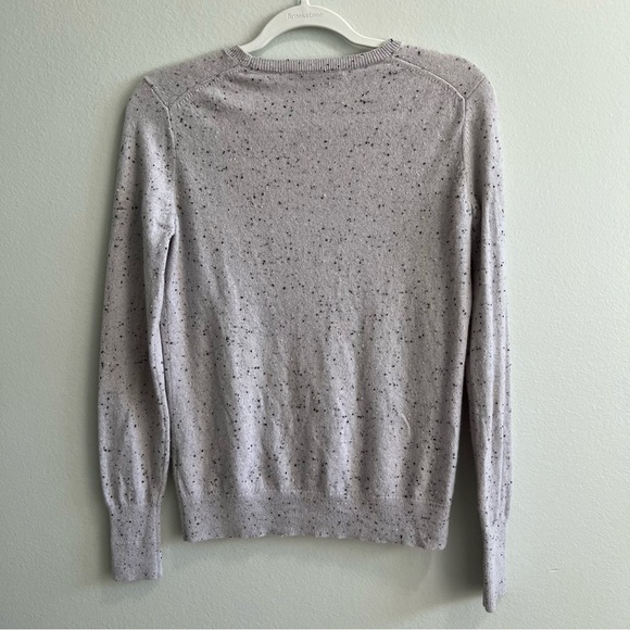 Everlane The 100% Cashmere Crew Neck Speckled Sweater Size Small - Picture 7 of 9
